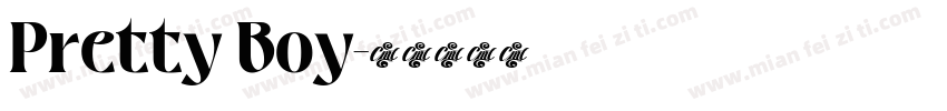 Pretty Boy字体转换